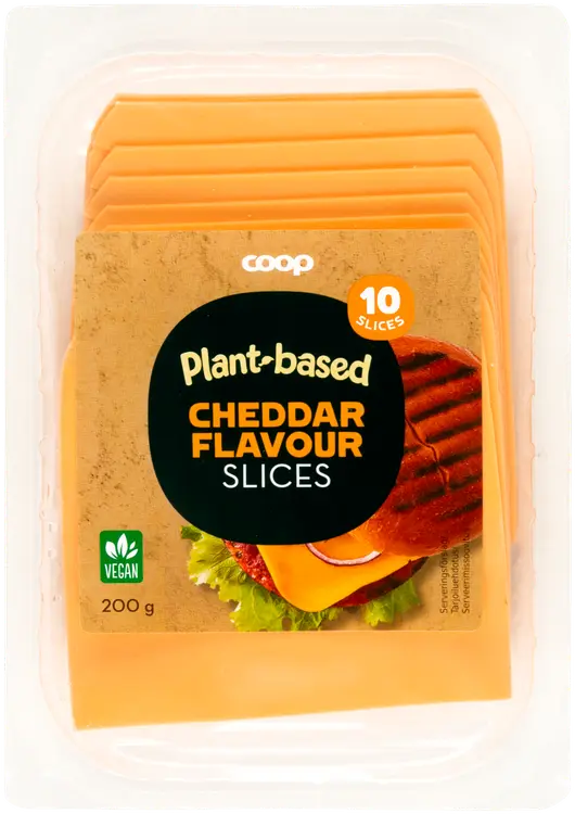 Coop Vegan Cheddar style viipale 200 g
