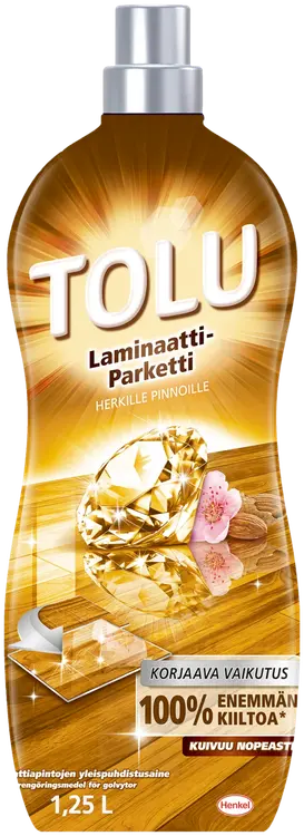 Tolu 1,25L Laminaatti-Parkettipuhdistusaine laminaatti ja parkettipinnoille