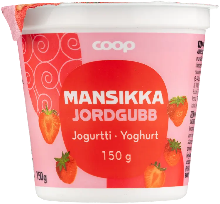 Coop mansikkajogurtti 150 g