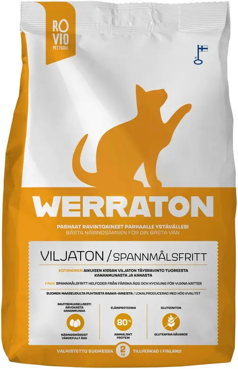 Rovio Pet Foods Werraton Viljaton 2 kg