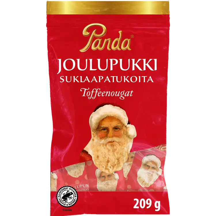 Panda Joulupukki suklaapatukka 209g