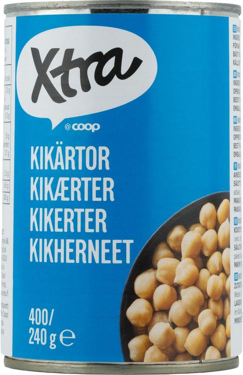 Xtra kikerherned soolvees 400/240 g