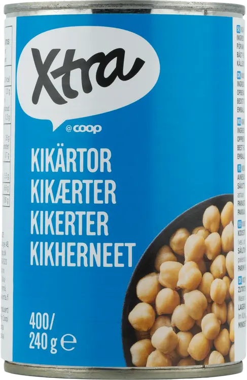 Xtra kikherneet 400/240 g