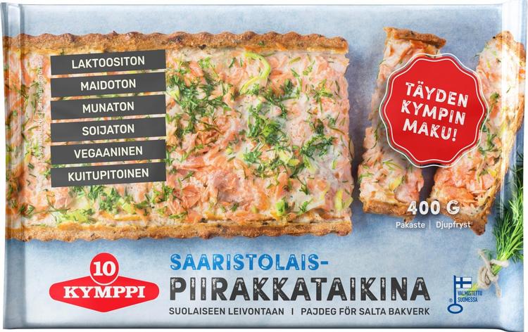 Kymppi Saaristolaispiirakkataikina 400 g, pakaste