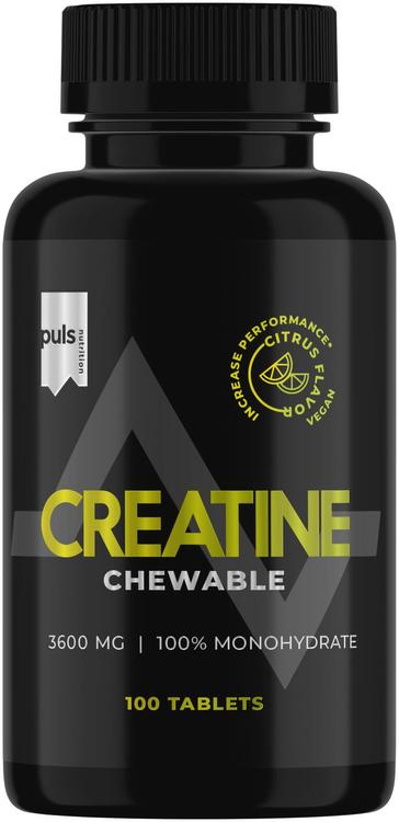 PULS Creatine pureskeltava Sitrus 100 tablettia