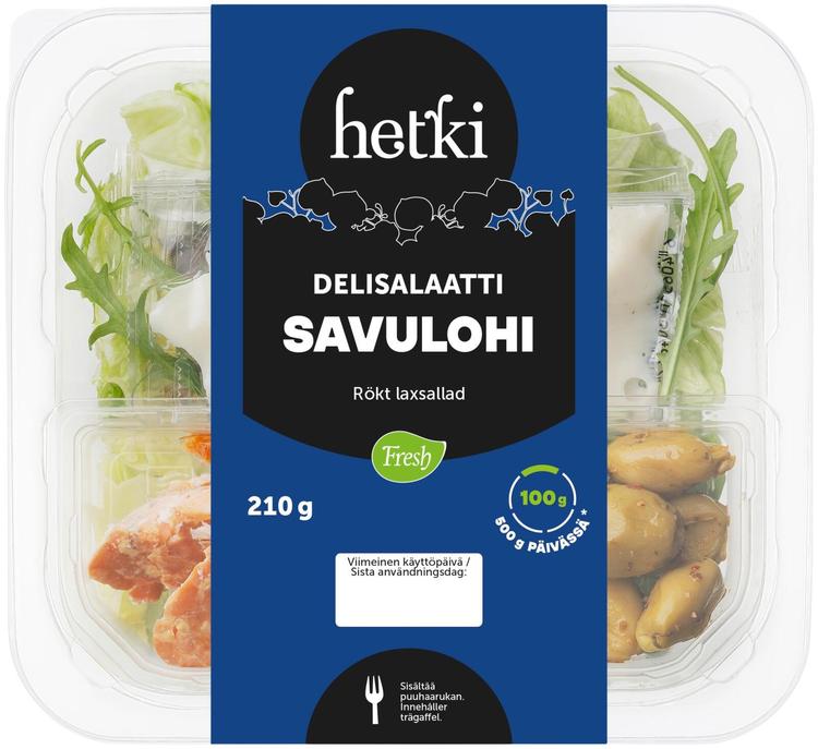 Fresh Hetki Delisalaatti Savulohi 210g