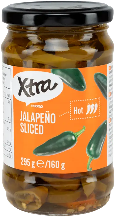 Xtra jalapenoviipaleet 295/160 g