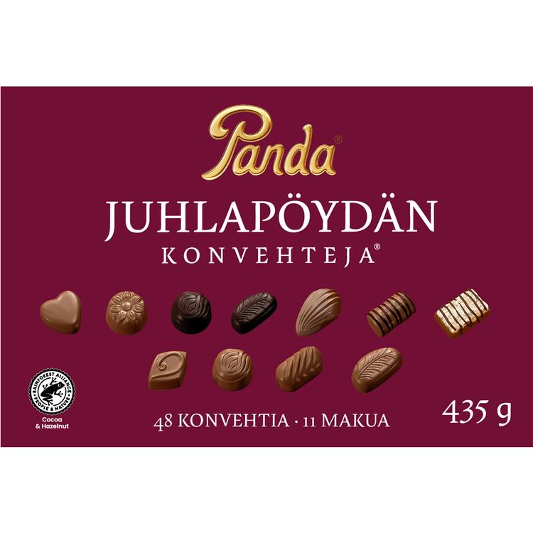 Panda Juhlapöydän suklaakonvehti 435g