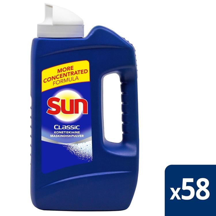 Sun Classic Konetiskiaine Tiivistetty Ympäristömerkki 1 kg 58 pesua