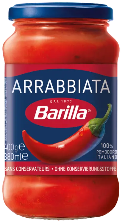 Barilla Arrabbiata voimakasmausteinen pastakastike 400g