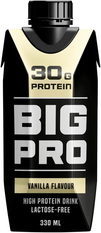 BIG PRO proteiinijuoma vanilja 330 ml UHT laktoositon