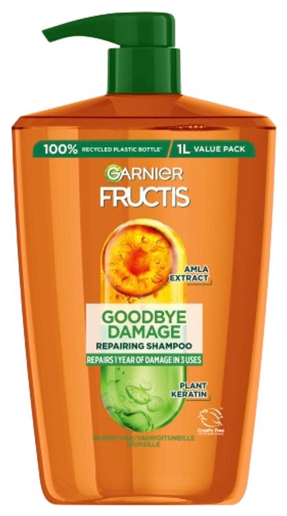 Garnier Fructis Damage Eraser -shampoo vaurioituneille hiuksille 1000 ml