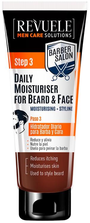 Revuele Men care Barber salon Kosteusvoide Parta & Kasvot 80ml