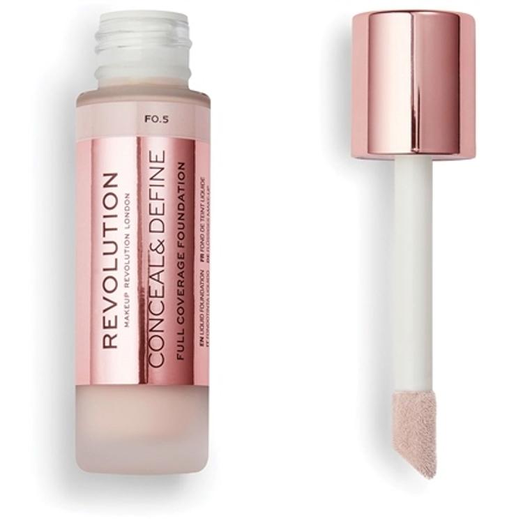 Makeup Revolution Conceal & Define Foundation F0.5 Peitevoidepuikko