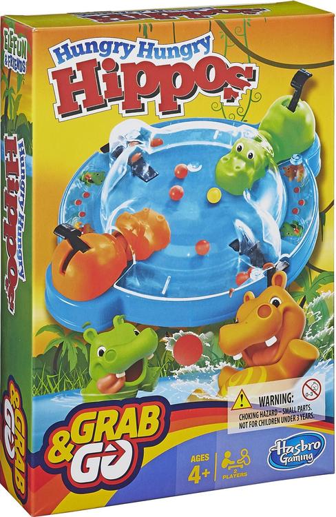 Hasbro Gaming Hungry Hungry Hippos refresh matkapeli