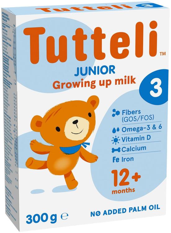 Tutteli 3 Junior piimajook alates 12 kuust, 300g