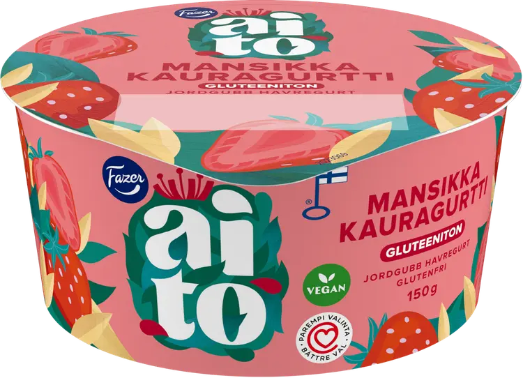 Fazer Aito Kauragurtti Mansikka Gluteeniton 150 g