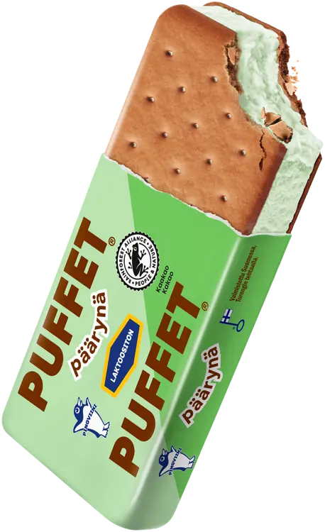 Puffet Päärynä Laktoositon välipalajäätelö 62g/1,1dl