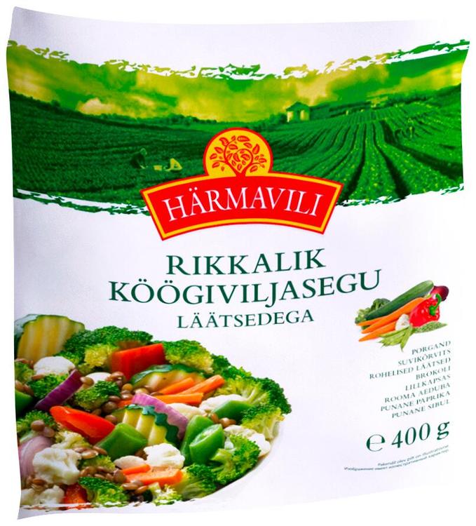 Rikkalik köögiviljasegu läätsedega 400 g