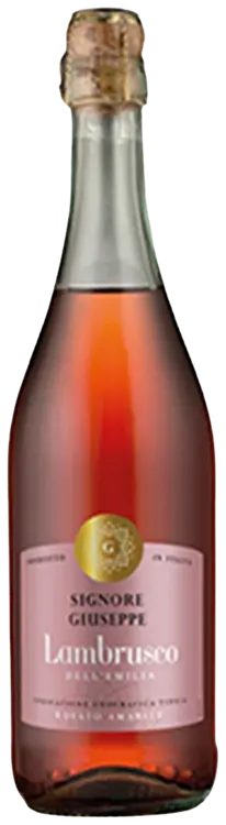 Signore Giuseppe Lambrusco roseeviini 8 til-% 0,75 l plo