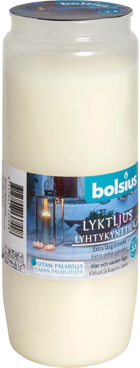 Bolsius Lyhtykynttilä 3,5 Valkoinen