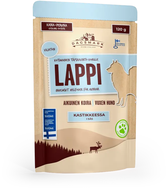 Dagsmark Petfood LAPPI kana-peruna kastikkeessa 120 g