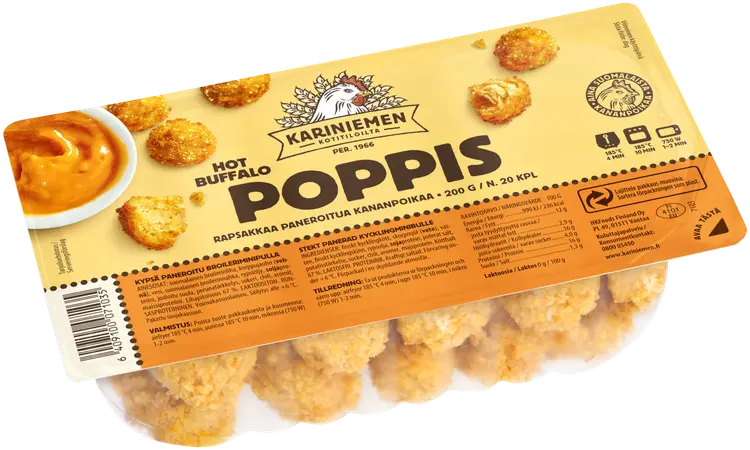 Kariniemen kananpojan poppis buffalo 200 g