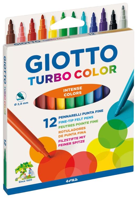 Giotto turbo color viltpliiats 12 värvi