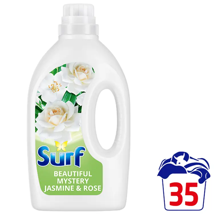 Surf Beautiful Mystery Pyykinpesuaine Kirjo- ja valkopyykille 1400 ml 35 pesua