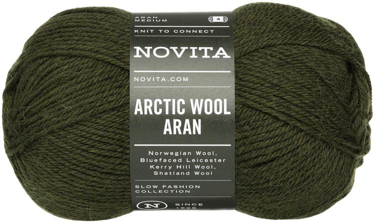 Novita lanka Arctic Wool Aran 100 g tunturipaju 357