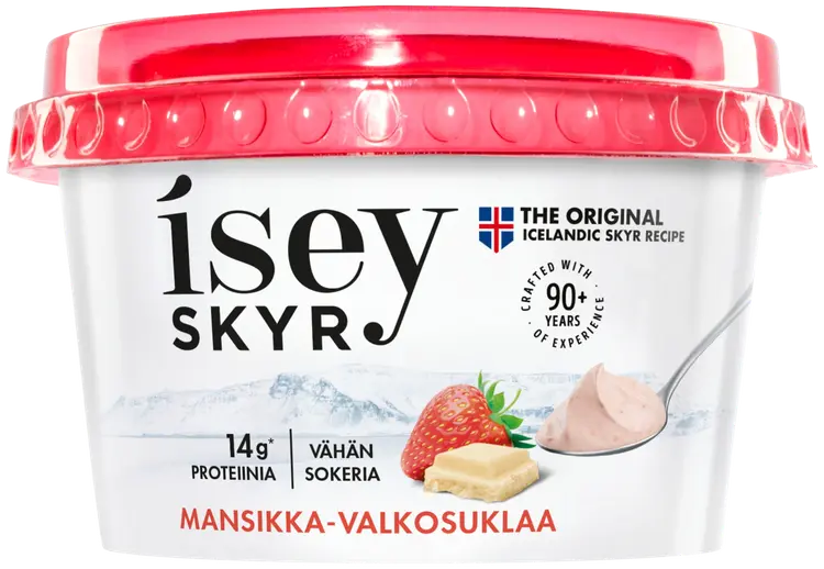 Isey Skyr Mansikka-valkosuklaa maitovalmiste 170g