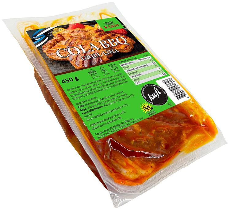 Cola bbq grill-liha 450 g
