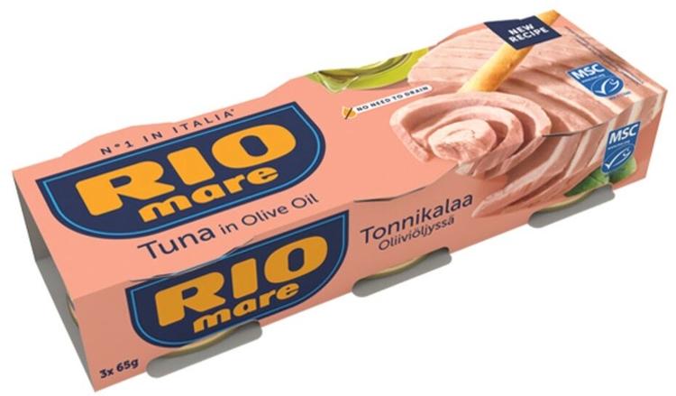 Rio Mare MSC Tonnikala vähässä oliiviöljyssä 3x65/52g