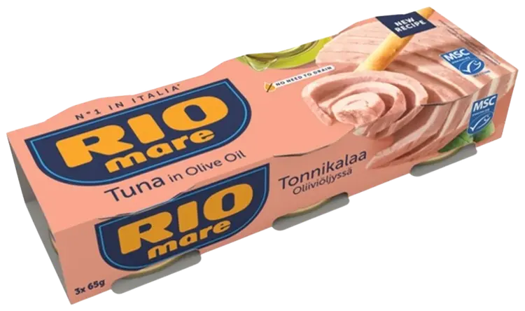 Rio Mare MSC Tonnikala vähässä oliiviöljyssä 3x65/52g