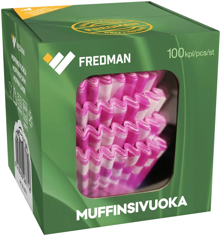 Fredman muffinsivuoka 100kpl