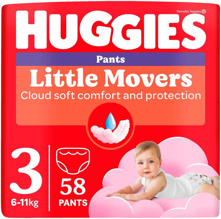 HUGGIES PÜKSMÄHKMED PANTS 3 GIRL 6-11KG