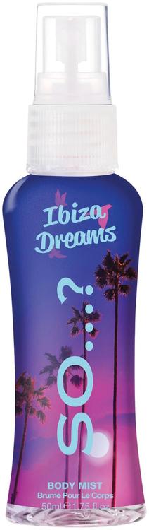 SO…? Body Mist Vartalosuihke Ibiza Dreams 50 ml