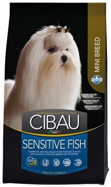 Cibau sens. Fish mini 2,5 kg kala-riisi koiran ruoka