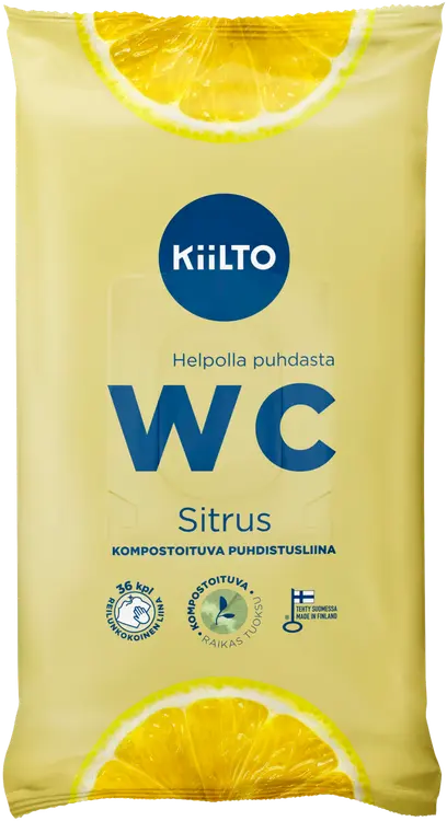 Kiilto WC puhdistusliina Sitrus 36 kpl