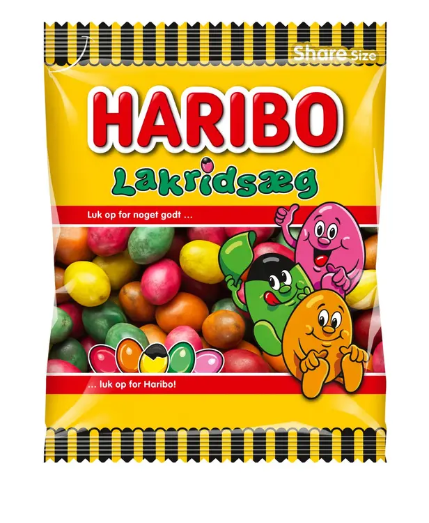 HARIBO Lakridsaeg 120 g  Lakritsikarkkipussi