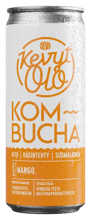 KevytOlo Kombucha Mango 0,33 l fit tlk