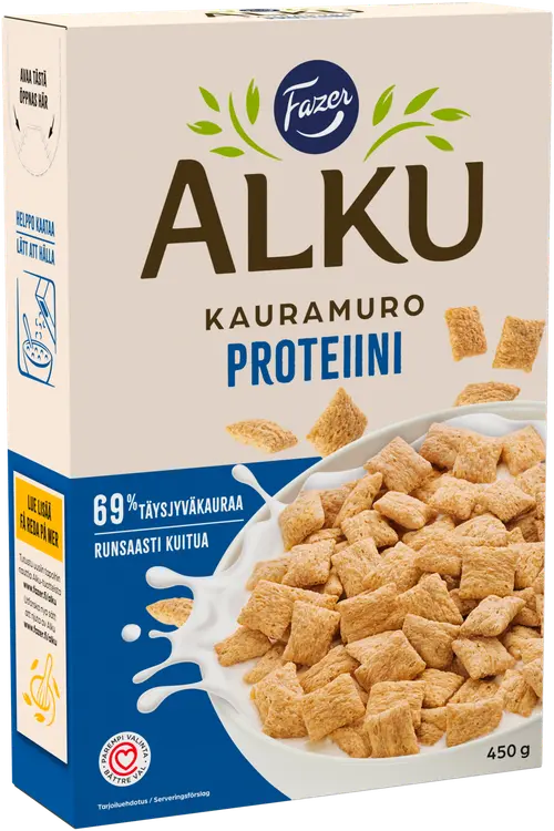 Fazer Alku Proteiini kauramuro 450 g