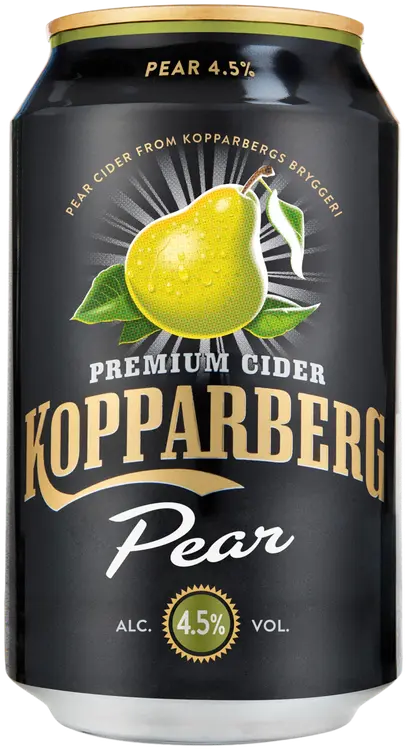 Premium Cider Kopparberg Pear 4,5%, Päärynäsiideri tölkki 33cl