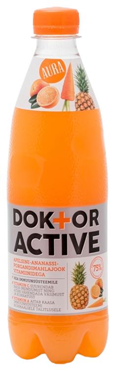 Dr. Active apelsini-ananassi-porgandi mahlajook 500ml