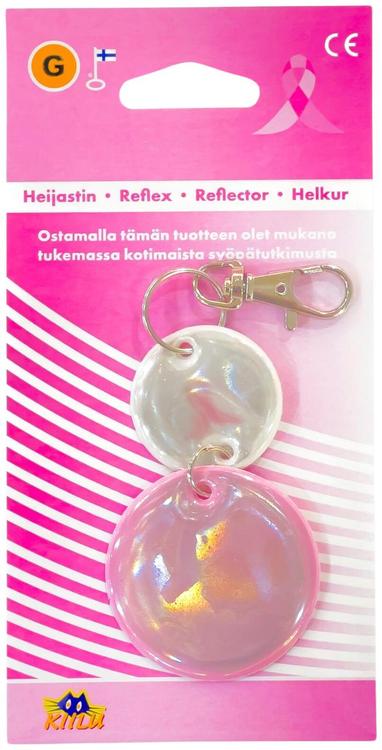 Kiilu G Roosa Nauha koruheijastin