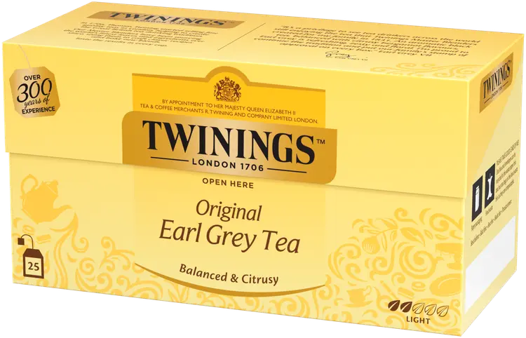 Twinings 25x2g Earl Grey tee