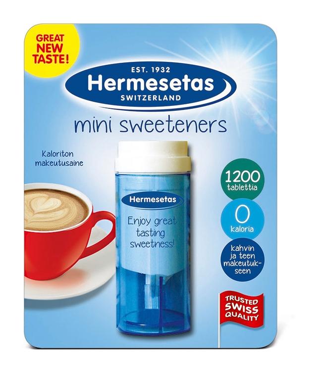 Hermesetas 1200kpl Mini Sweeteners pöytämakeutusainetabletti