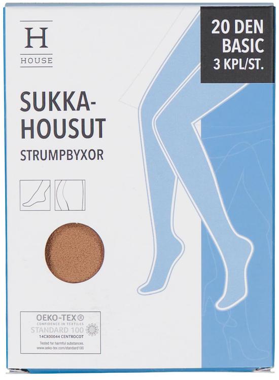 House naisten sukkahousut basic 20 den SH20X3HR 3-pack