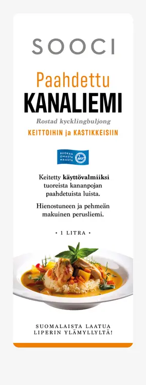 Kivikylän Paahdettu Kanaliemi 1L