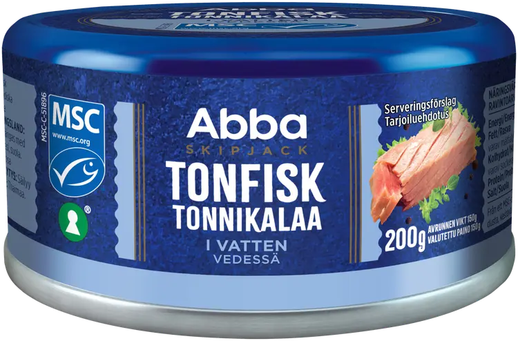 Abba MSC tonnikalaa vedessä 200/150g